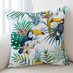 Tropical Themed Tucan Cushion Cover - Beddingify