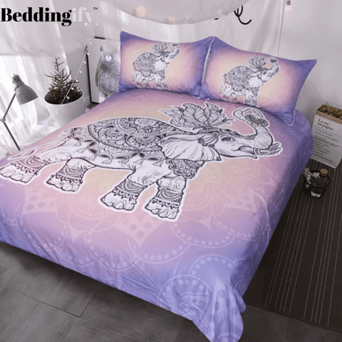 Image of Royal Elephant Comforter Set - Beddingify