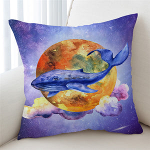 Pixie Whale Cosmic Cushion Cover - Beddingify