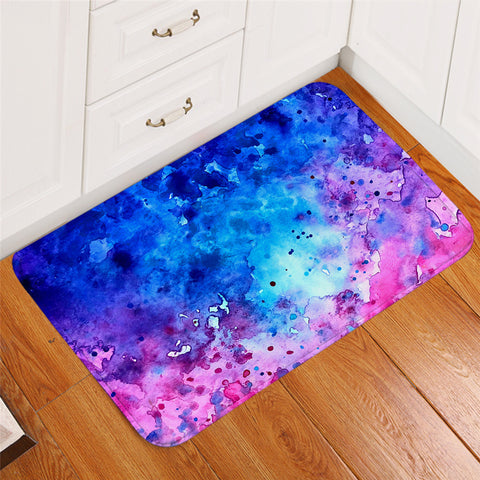 Image of Blue Explosion Door Mat