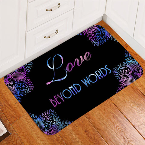 Image of Love Beyond Words Door Mat