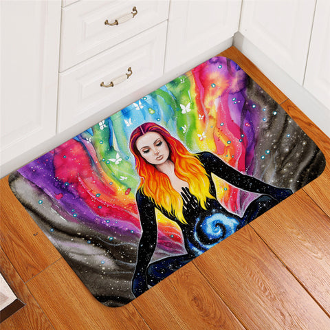 Image of Radiating Chakra Door Mat