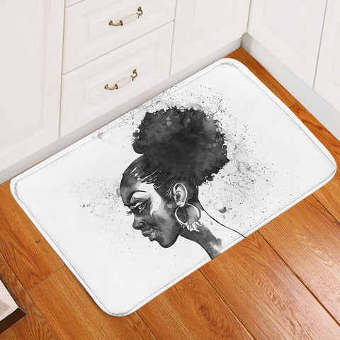 Image of Afro-textured Lady SW2078 Door Mat