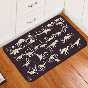 Dinosaur Alphabet Door Mat