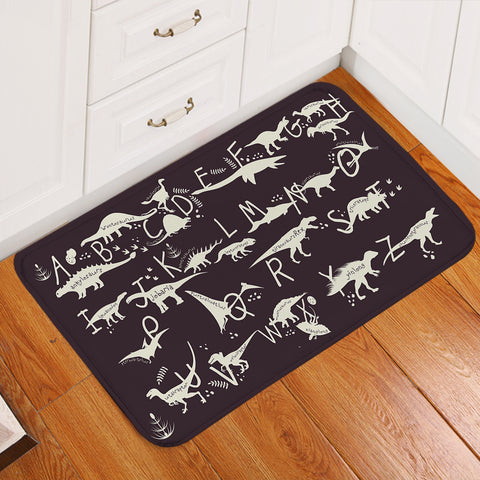 Image of Dinosaur Alphabet Door Mat