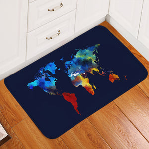 World Map SW1907 Door Mat