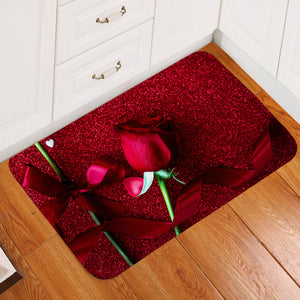 Red Roses SW2404 Door Mat