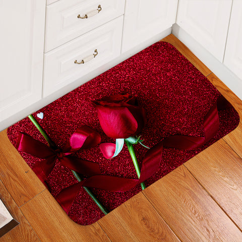 Image of Red Roses SW2404 Door Mat