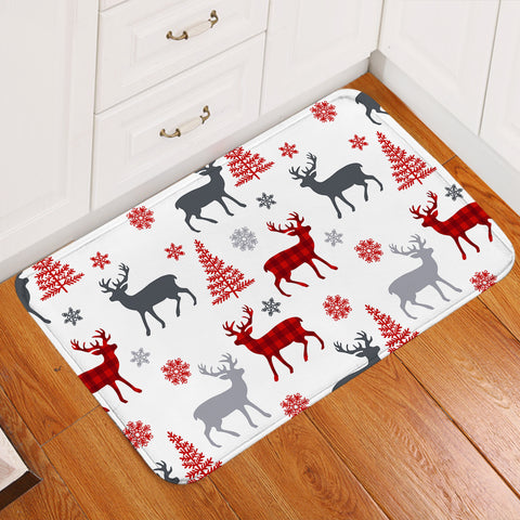 Image of Christmas Themed Snow Door Mat