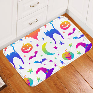 Halloween Theme Bright Door Mat