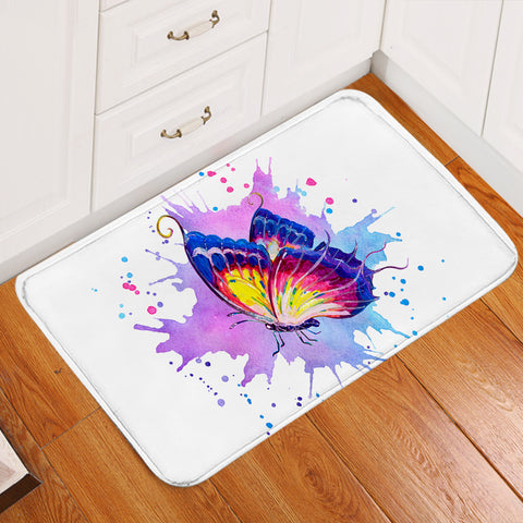 Image of Colorsplashed Butterfly SW2483 Door Mat