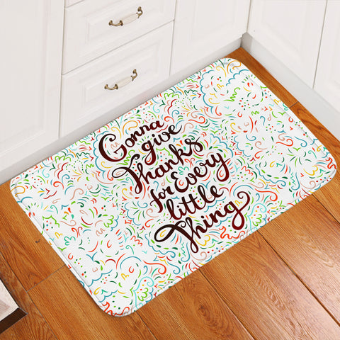 Image of Grateful Quote SW1835 Door Mat