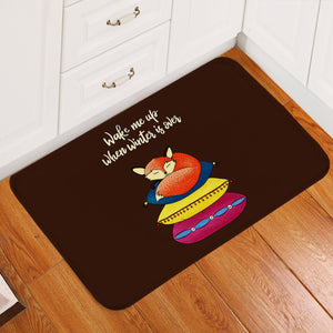 Snoozing Fox SW2401 Door Mat