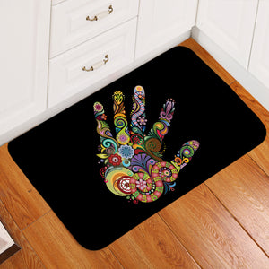 Stylized Hand SW1916 Door Mat