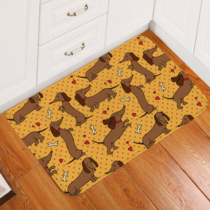 Dachshund Patterns SW2526 Door Mat