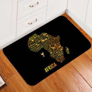 Africa Continent SW1761 Door Mat