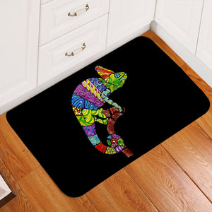 Stylized Chameleon SW2008 Door Mat