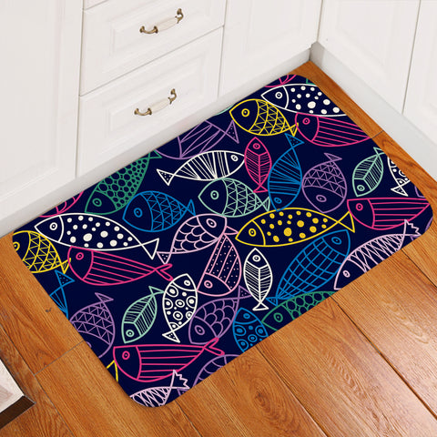 Image of Weaving Fish SW2184 Door Mat