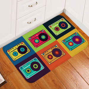 Cassette Profiles Colorblocks Door Mat