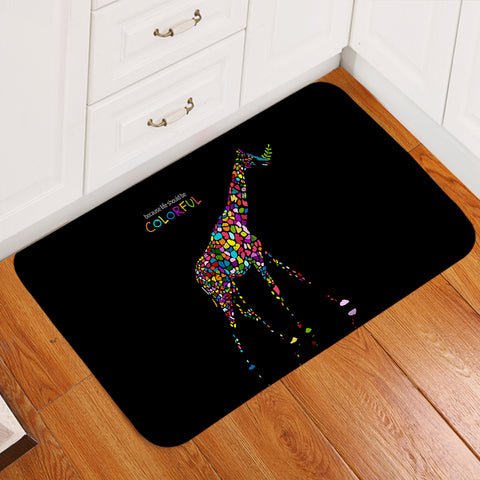 Image of Stylized Giraffe SW2189 Door Mat