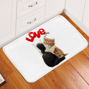 Love You Cat SW2427 Door Mat