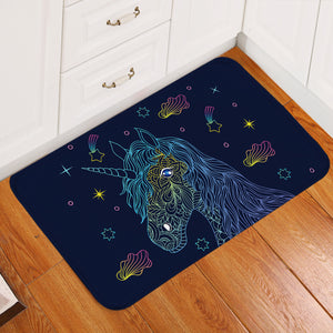 Comet Unicorn Door Mat