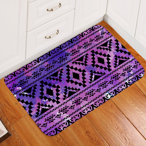 Image of Purple Line Decoration SW1902 Door Mat