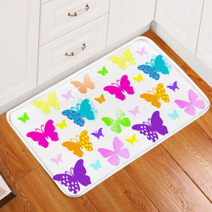 Colorful Butterflies SW2494 Door Mat