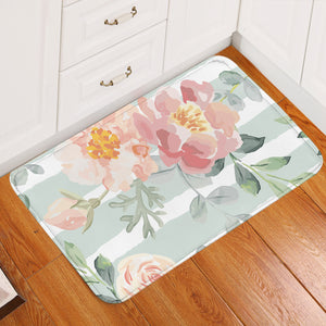 Watercolored Roses SW2409 Door Mat