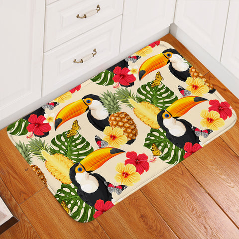 Image of Tropical Toucan Patterns SWDD0303 Door Mat