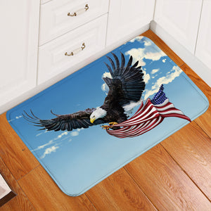 Soaring American Eagle Door Mat