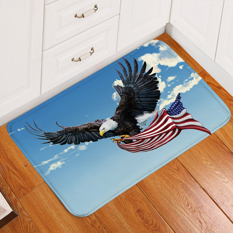 Image of Soaring American Eagle Door Mat