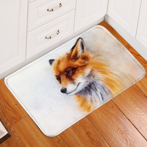 Image of Fading Fox White Door Mat