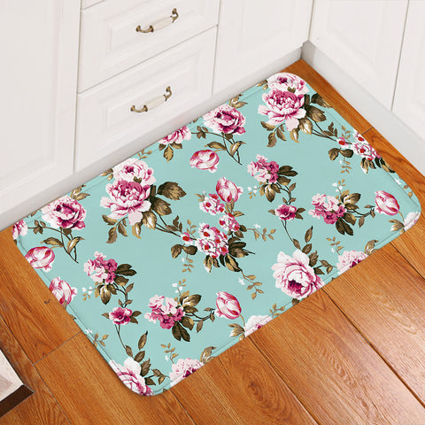 Image of Pink Roses SW2242 Door Mat