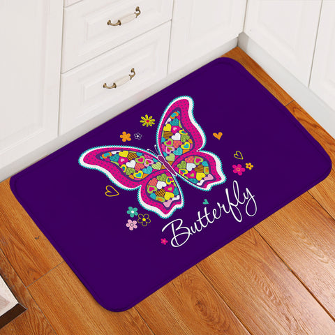 Image of Beautiful Butterfly SW2487 Door Mat