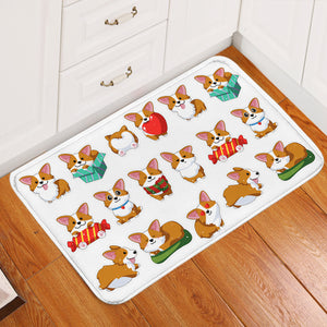 Cute Corgi SW2169 Door Mat