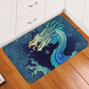 Icy Wyvern Door Mat