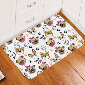 Hug Me Puppies SW2433 Door Mat