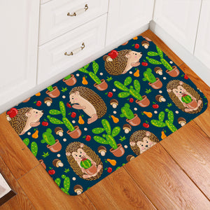 Hedgehogs & Cacti Thorny Door Mat