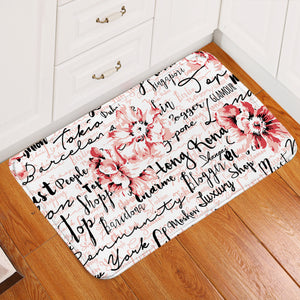 Capital Names Letter Door Mat