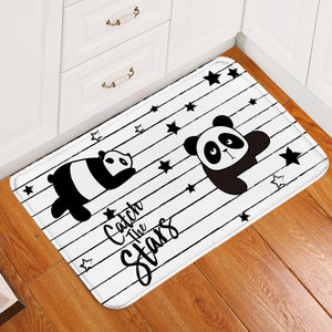 Catch The Stars Panda Door Mat