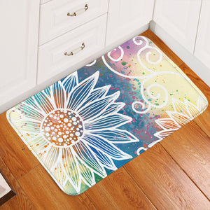 Icy Flowers SW2388 Door Mat