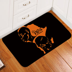 Human Of Africa Door Mat