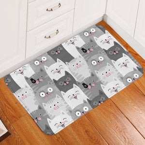 Cartoon Cats SW1889 Door Mat