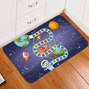 Boardgame Space Travel Door Mat