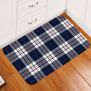 Blue Plaid SW2167 Door Mat