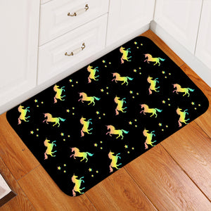 Prancing Unicorn SW1849 Door Mat