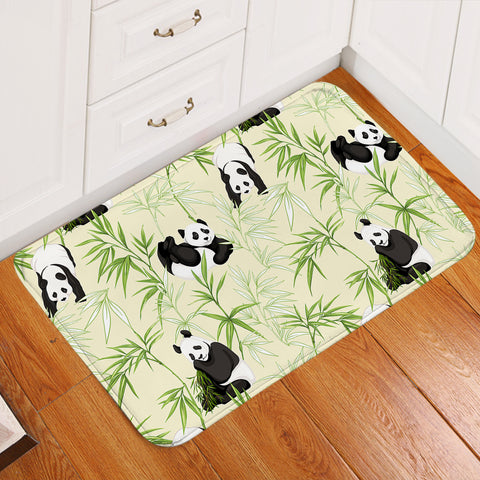 Image of Panda Bamboos Door Mat