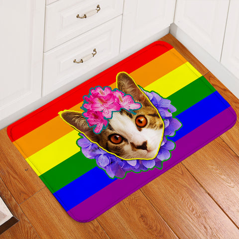 Image of Pride Kitty SW2047 Door Mat