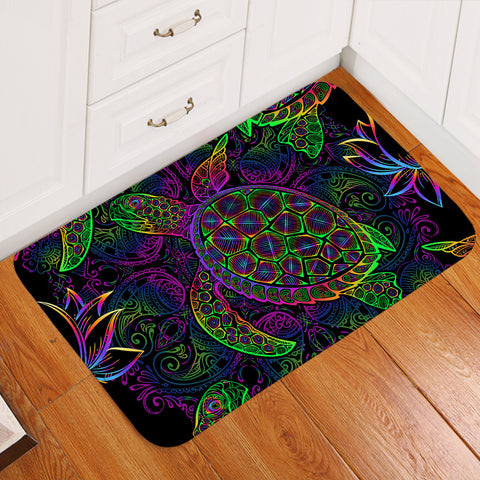 Image of Glow-worm Turtle Door Mat